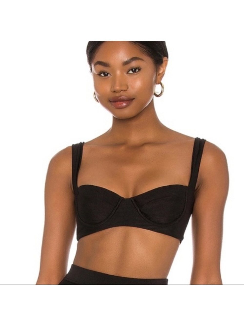 Tularosa Black Aluka Underwire Bikini Top Size small